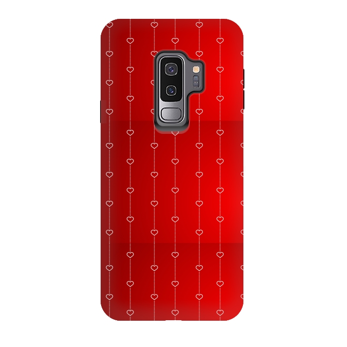 Galaxy S9 plus StrongFit VALENTINE RED HEARTS by MALLIKA
