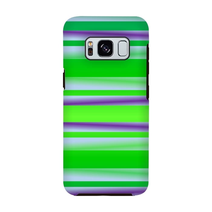 Galaxy S8 StrongFit green abstract lines by MALLIKA