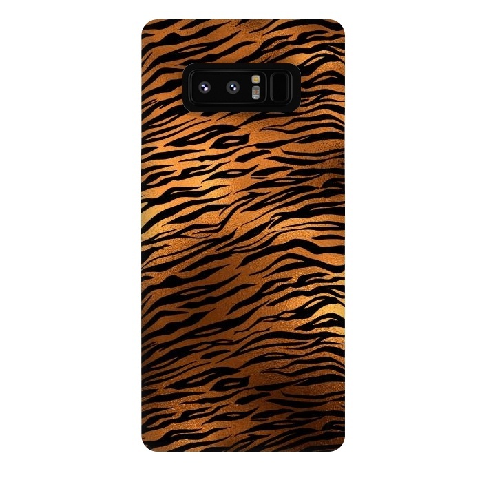 Galaxy Note 8 StrongFit Copper Gold Tiger by  Utart