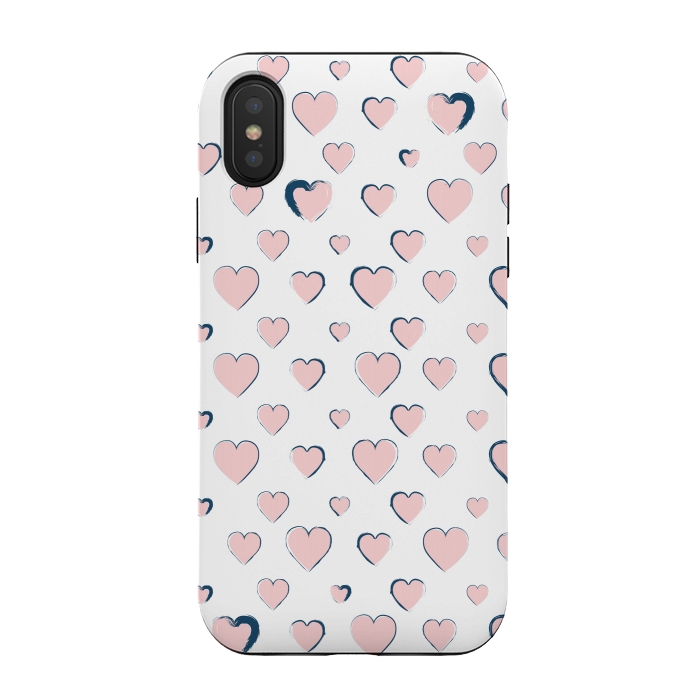 iPhone Xs / X StrongFit Made for you my heart 3 by Bledi