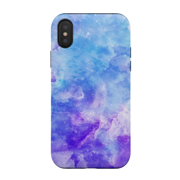 iPhone Xs / X StrongFit Blue purple by Jms