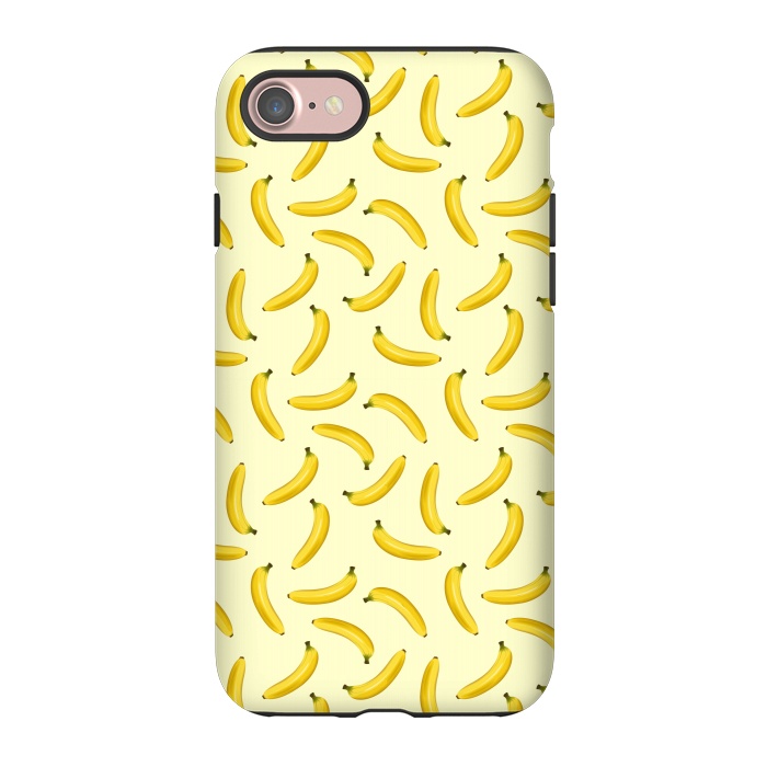 iPhone 7 StrongFit Bananas Exotic Fruits Seamless Pattern  by BluedarkArt