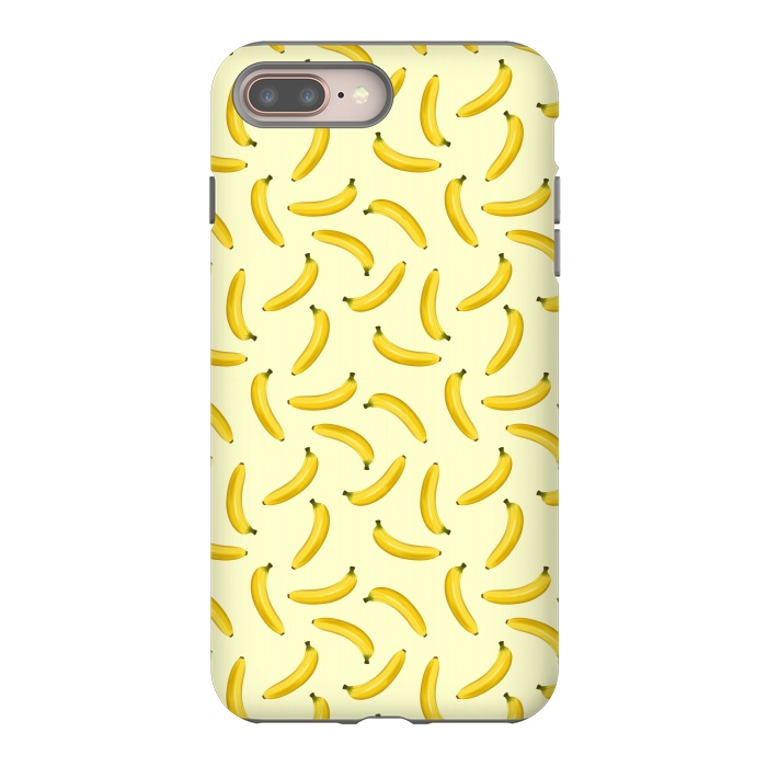 iPhone 7 plus StrongFit Bananas Exotic Fruits Seamless Pattern  by BluedarkArt