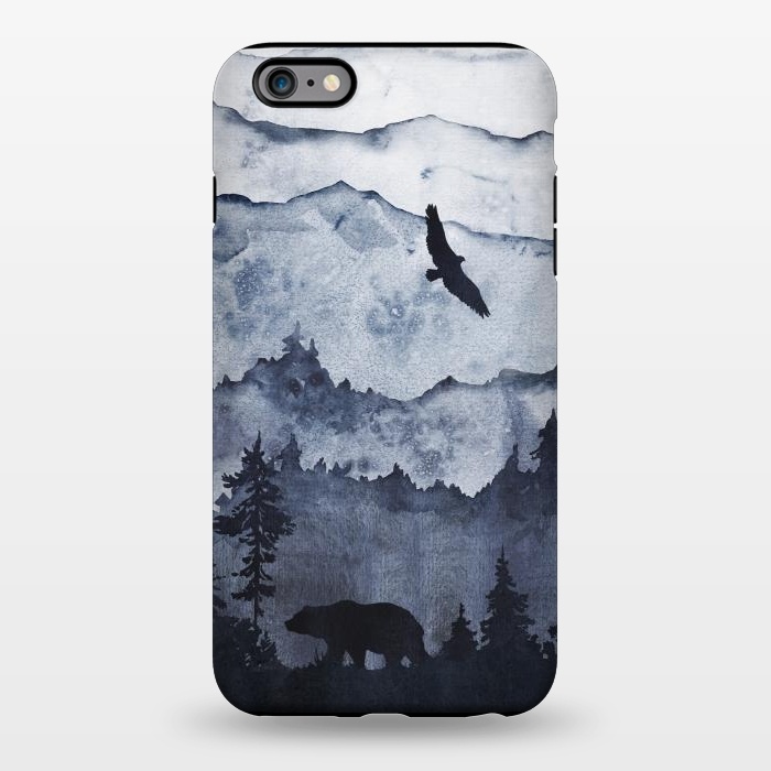 iPhone 6/6s plus StrongFit The mountains are calling- bear and eagle by  Utart