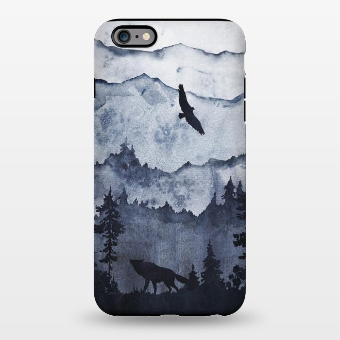 iPhone 6/6s plus StrongFit the mountains are calling- wolf and eagle by  Utart