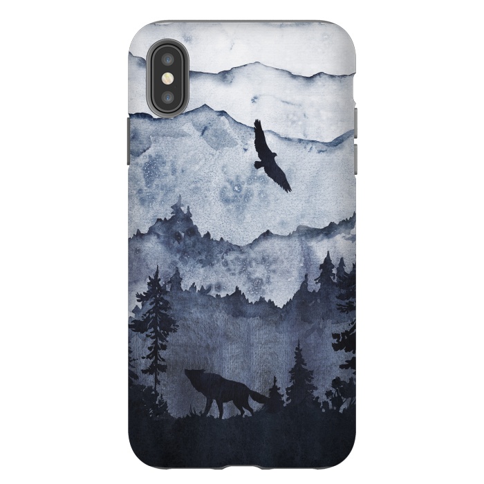 iPhone Xs Max StrongFit the mountains are calling- wolf and eagle by  Utart