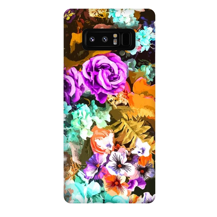 Galaxy Note 8 StrongFit Beautiful detail / Watercolor flowers by Bledi