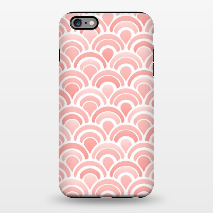 iPhone 6/6s plus StrongFit Coral Fan Pattern by Majoih