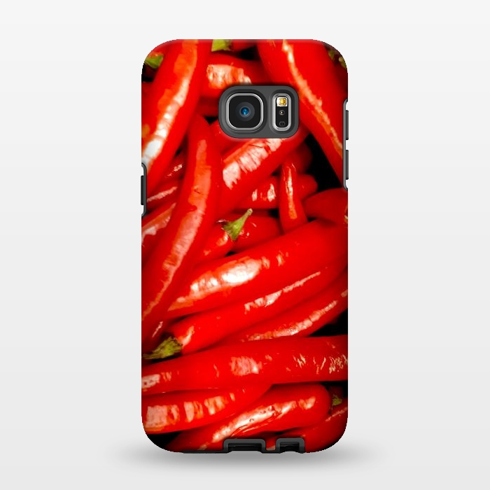 Galaxy S7 EDGE StrongFit Red Hot Chilly Peppers by BluedarkArt