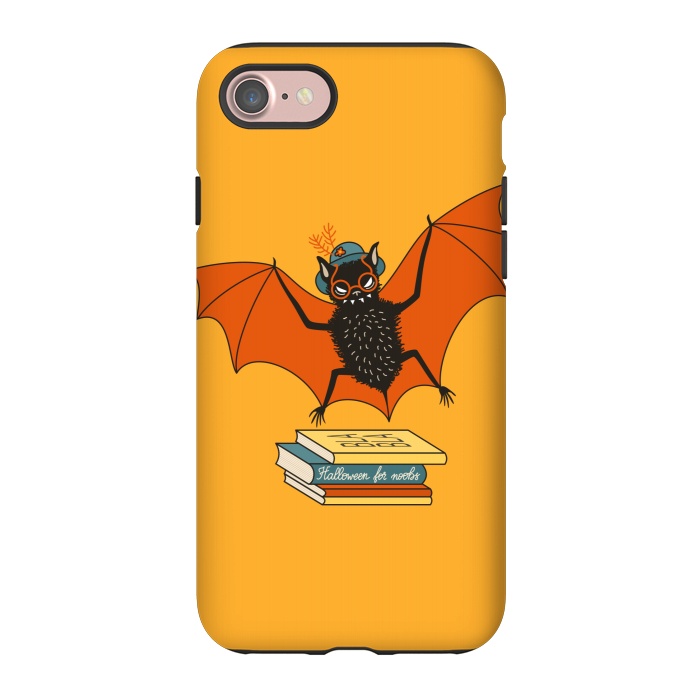 iPhone 7 StrongFit Bat granny in the library  by Boriana Giormova
