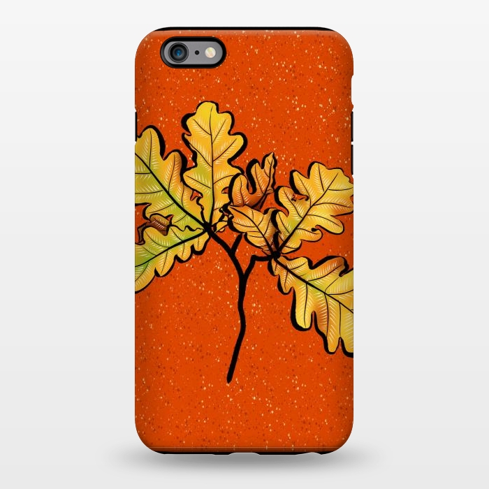 iPhone 6/6s plus StrongFit Oak Leaves Autumnal Botanical Art by Boriana Giormova