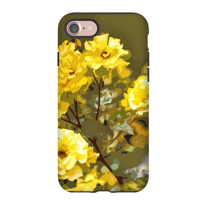 iPhone 7 StrongFit Yellow roses by Bledi