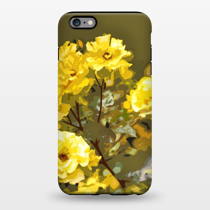 iPhone 6/6s plus StrongFit Yellow roses by Bledi