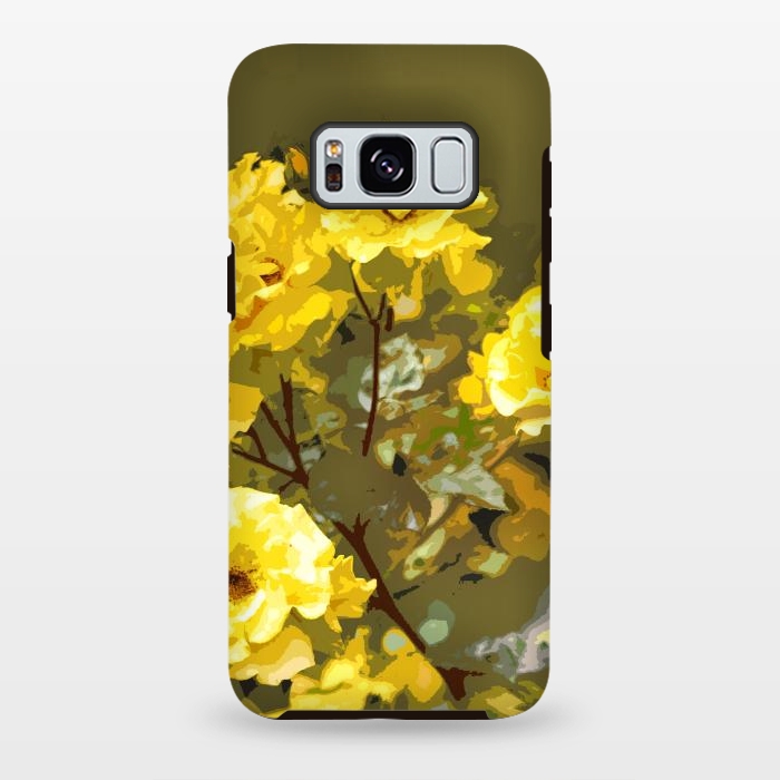 Galaxy S8 plus StrongFit Yellow roses by Bledi