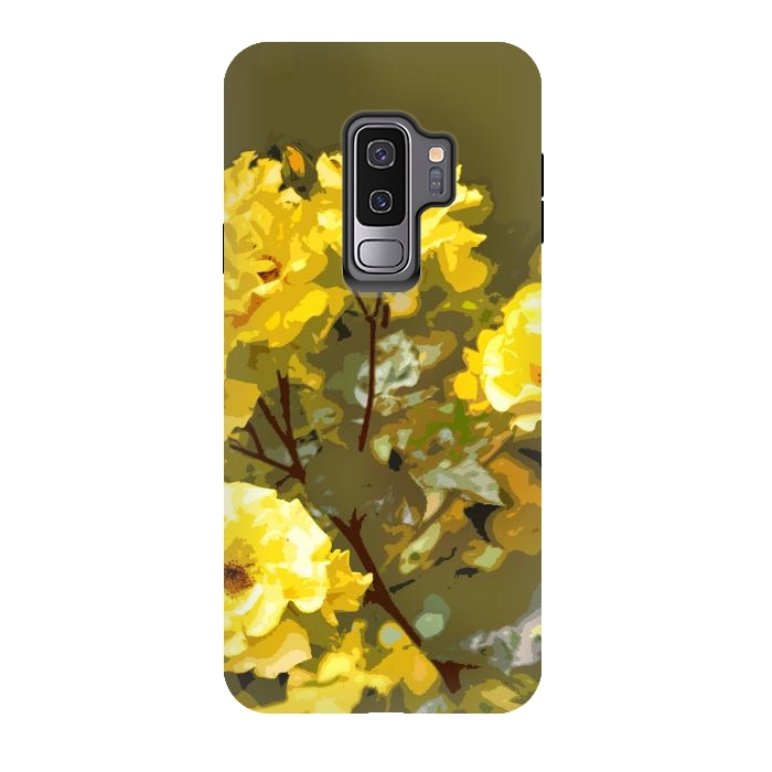 Galaxy S9 plus StrongFit Yellow roses by Bledi