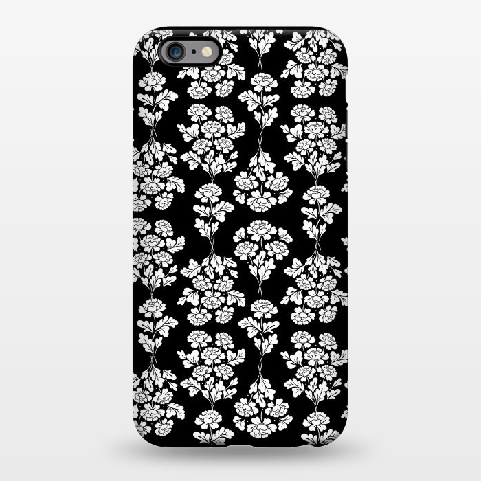 iPhone 6/6s plus StrongFit Black Roses bouquet Pattern by Anis Illustration