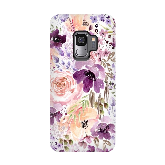 Galaxy S9 StrongFit Floral Chaos by Anis Illustration