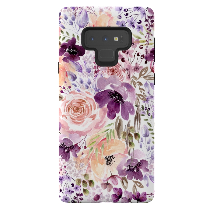 Galaxy Note 9 StrongFit Floral Chaos by Anis Illustration