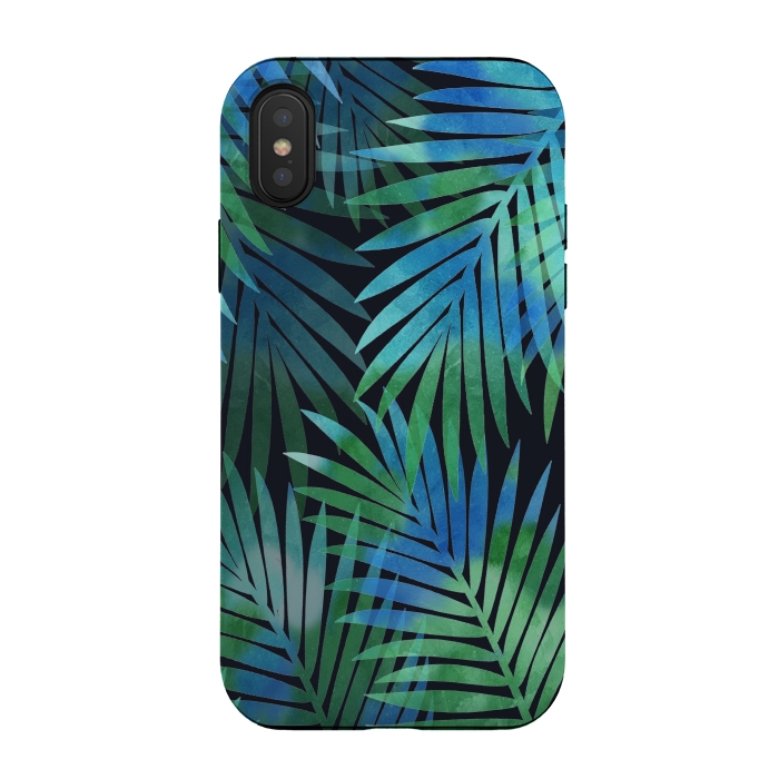 iPhone Xs / X StrongFit Tropical Memories in Relaxing Palms by ''CVogiatzi.