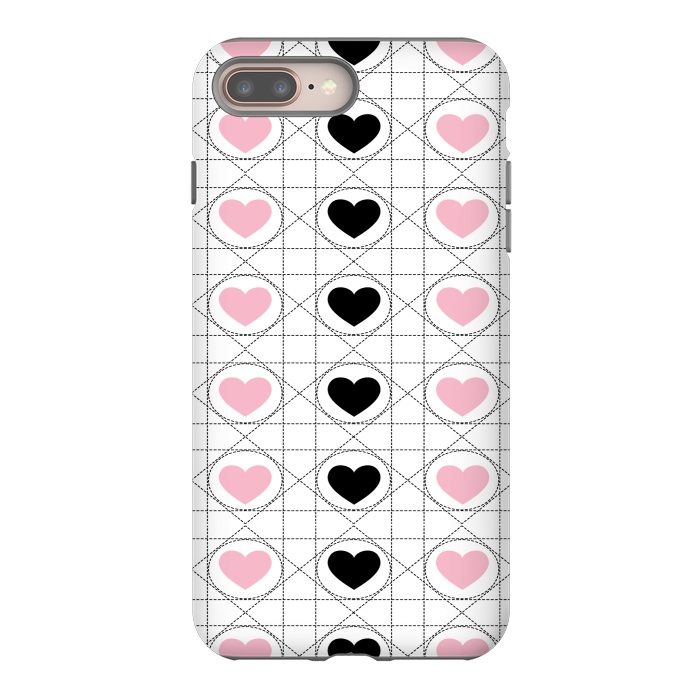 iPhone 7 plus StrongFit Love Pattern by Martina