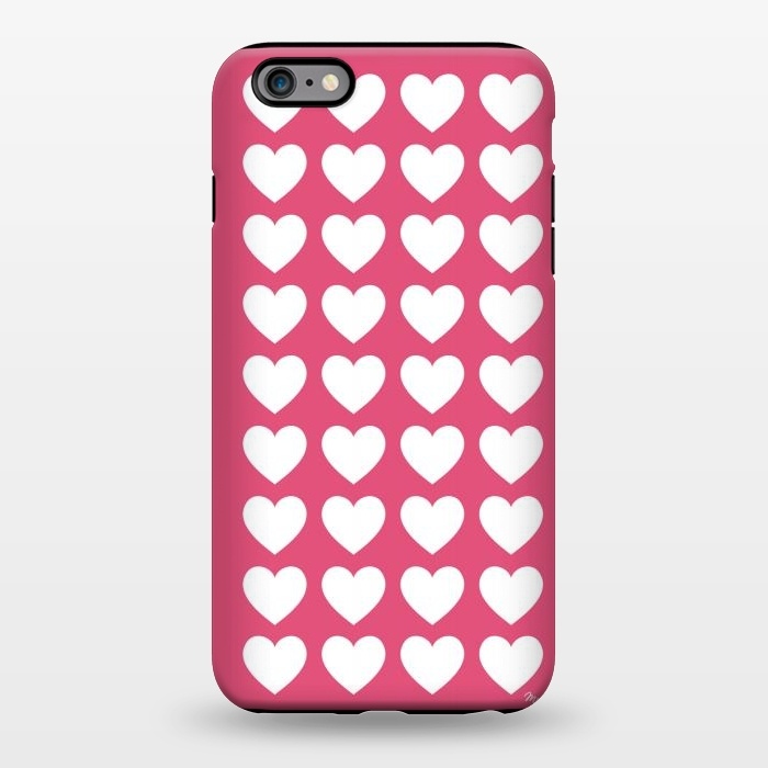 iPhone 6/6s plus StrongFit White hearts by Martina
