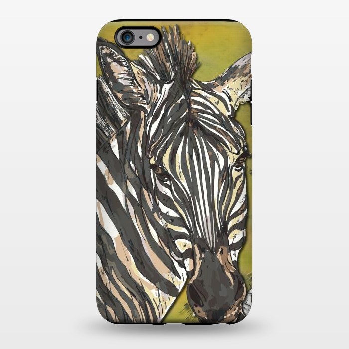 iPhone 6/6s plus StrongFit Zebra by Lotti Brown