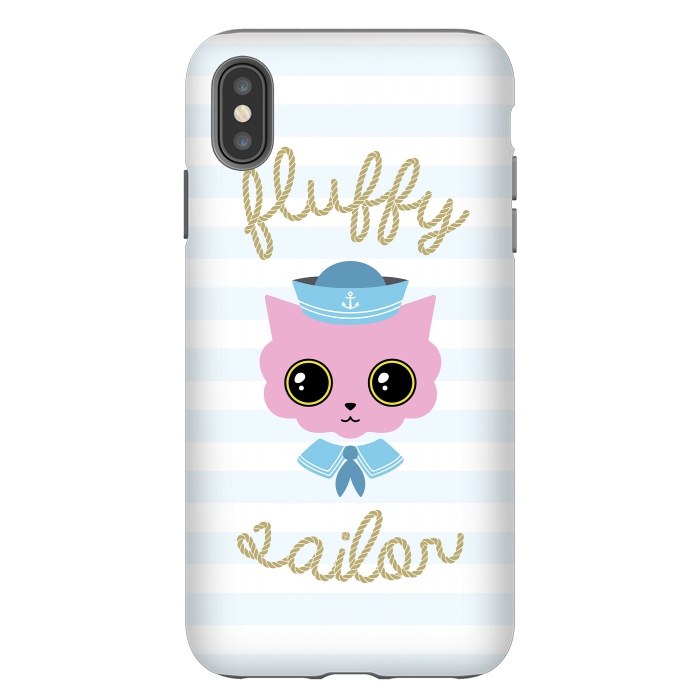 iPhone Xs Max StrongFit Fluffy sailor by Laura Nagel