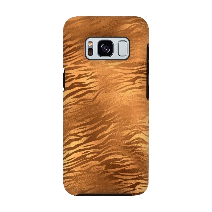 Galaxy S8 StrongFit Copper Tiger Fur by  Utart