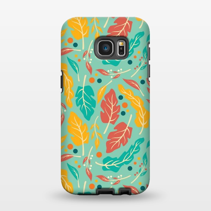 Galaxy S7 EDGE StrongFit Vintage Floral Pattern 002 by Jelena Obradovic