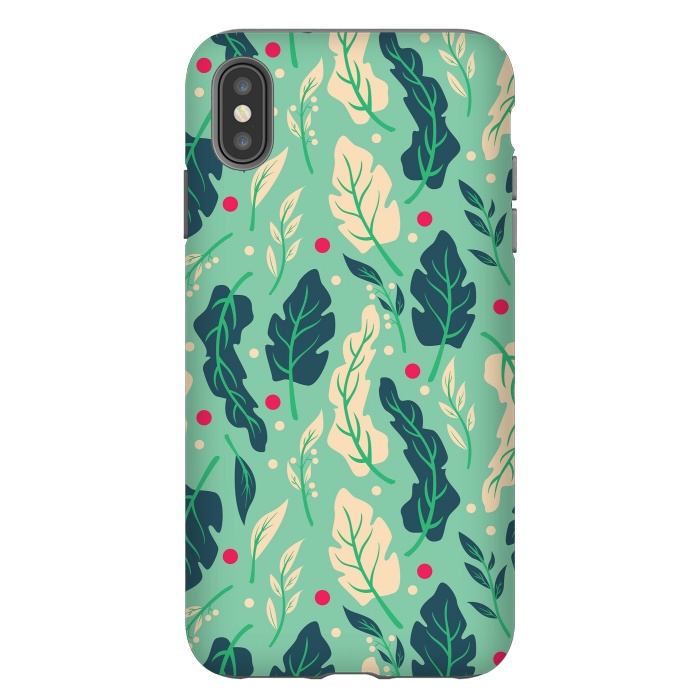 iPhone Xs Max StrongFit Vintage Floral Pattern 005 by Jelena Obradovic