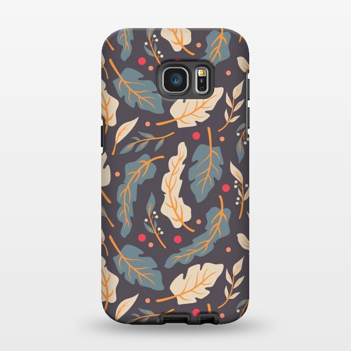 Galaxy S7 EDGE StrongFit Vintage Floral Pattern 006 by Jelena Obradovic