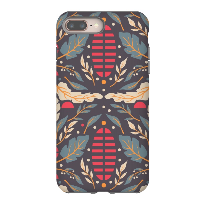 iPhone 7 plus StrongFit Vintage Floral Pattern 008 by Jelena Obradovic