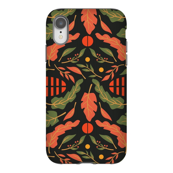 iPhone Xr StrongFit Vintage Floral Pattern 010 by Jelena Obradovic