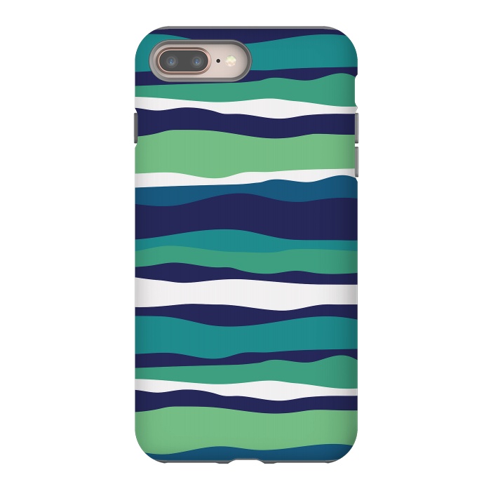 iPhone 7 plus StrongFit Sea Stripes by Majoih