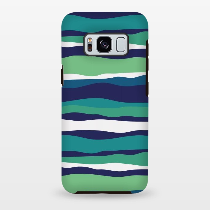 Galaxy S8 plus StrongFit Sea Stripes by Majoih
