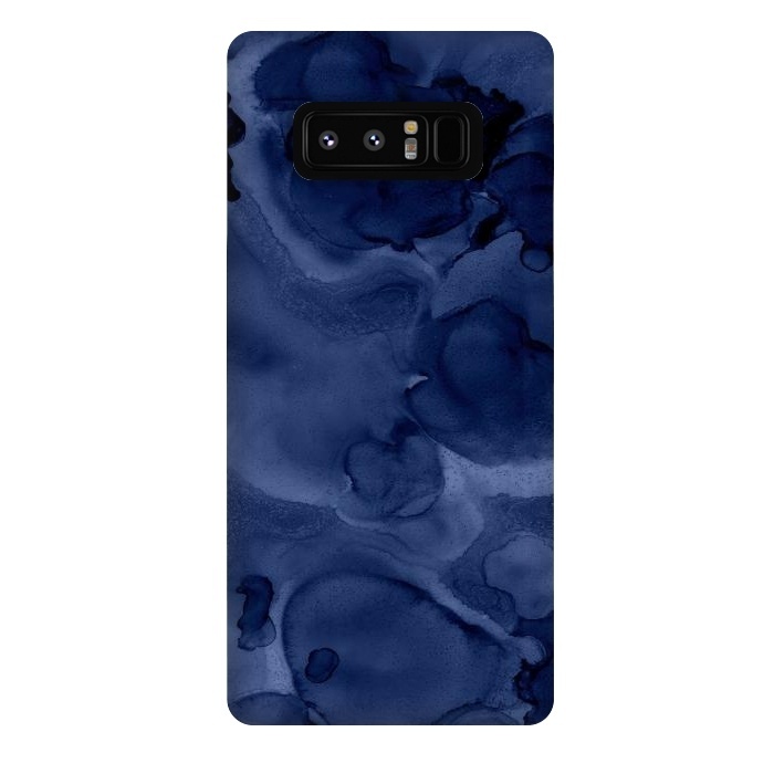 Galaxy Note 8 StrongFit Blue Ink Marble by  Utart
