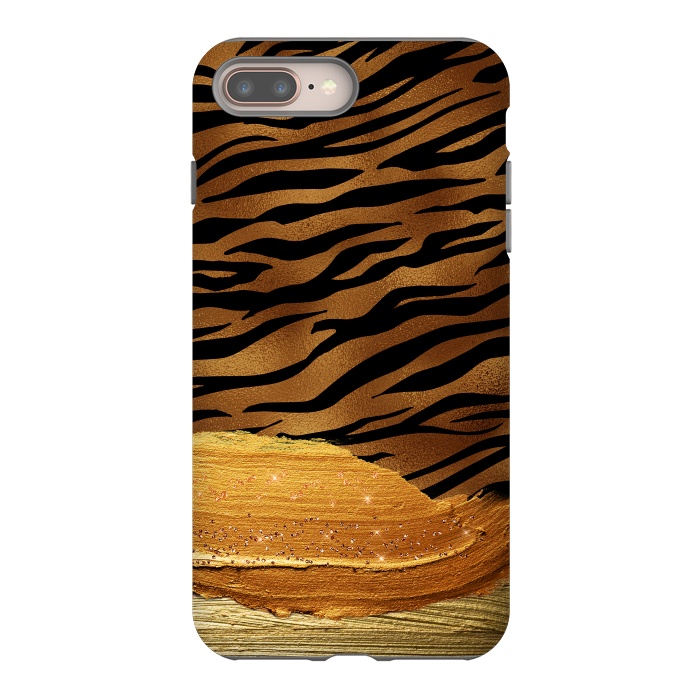 iPhone 7 plus StrongFit Hot Tiger Skin  by  Utart
