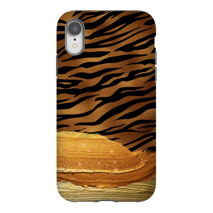 iPhone Xr StrongFit Hot Tiger Skin  by  Utart