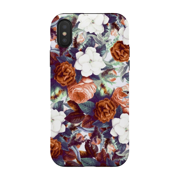 iPhone Xs / X StrongFit Floral Wonder by Uma Prabhakar Gokhale