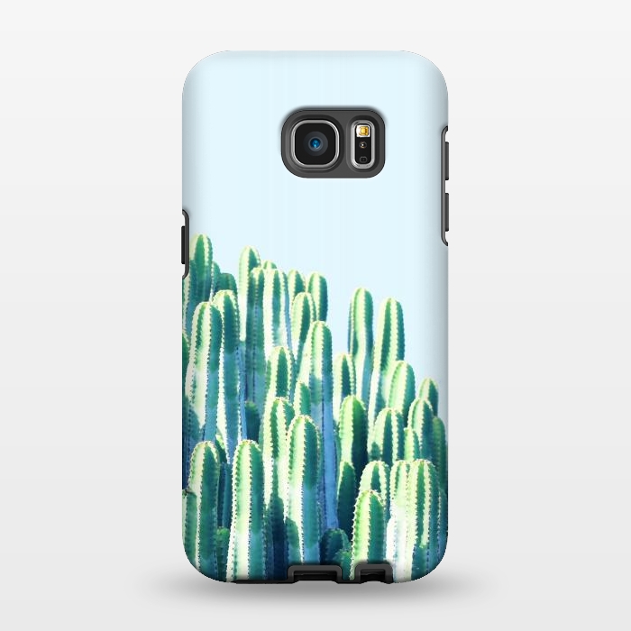 Galaxy S7 EDGE StrongFit Cactus by the Sea by Uma Prabhakar Gokhale