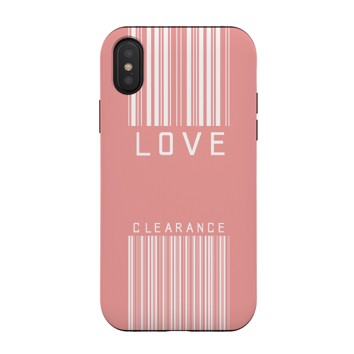 iPhone Xs / X StrongFit Love Clearance by Art Design Works