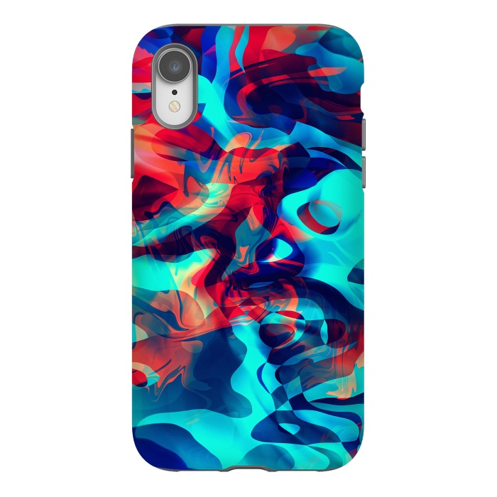 iPhone Xr StrongFit Vivid Abstraction I by Art Design Works