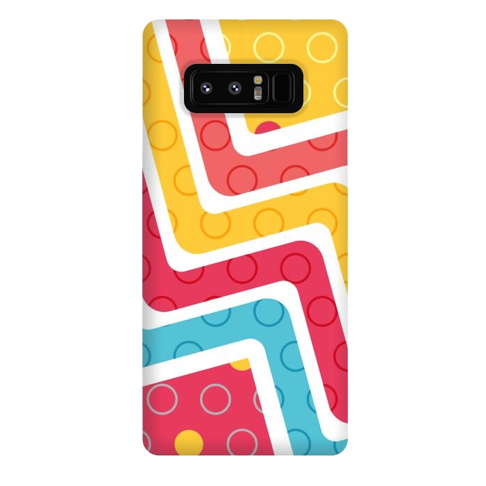 Galaxy Note 8 StrongFit Geometric Figures by Bledi