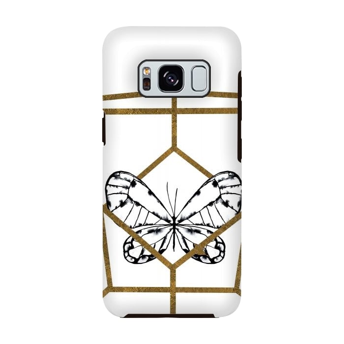 Galaxy S8 StrongFit Butterfly by Amaya Brydon