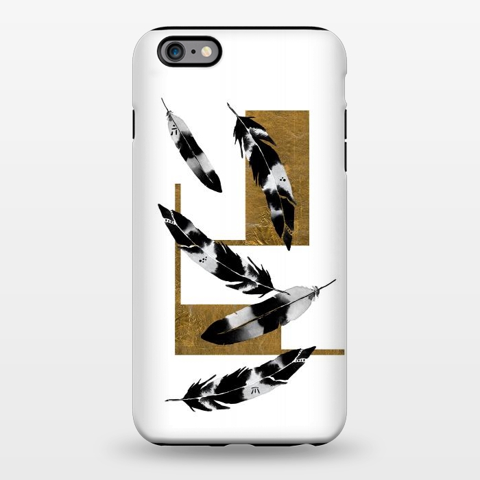 iPhone 6/6s plus StrongFit Feather Block by Amaya Brydon