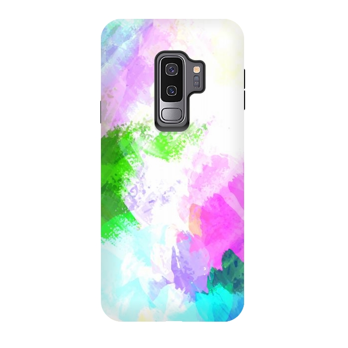 Galaxy S9 plus StrongFit Abstract watercolor paint by Bledi