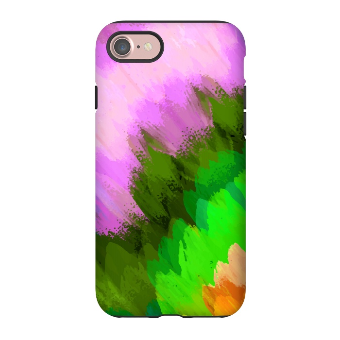 iPhone 7 StrongFit Watercolor waterfall, nature by Bledi