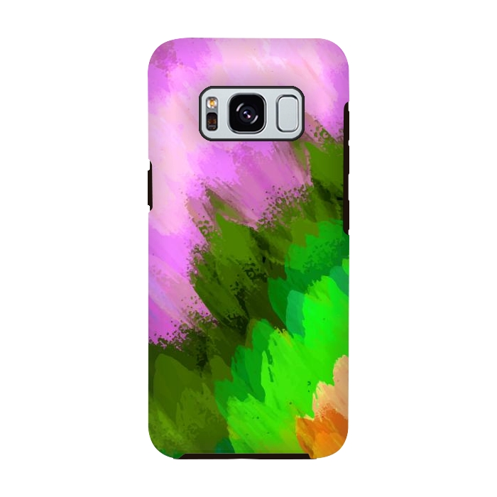 Galaxy S8 StrongFit Watercolor waterfall, nature by Bledi