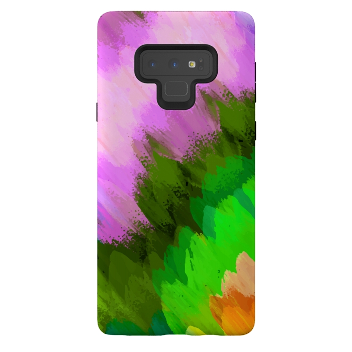 Galaxy Note 9 StrongFit Watercolor waterfall, nature by Bledi