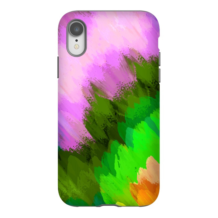 iPhone Xr StrongFit Watercolor waterfall, nature by Bledi